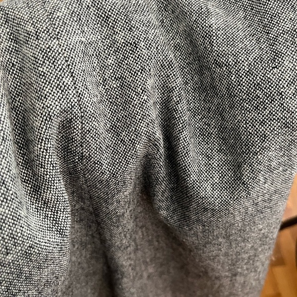 H&M Gray Wool‎ Blend Zip Closure A Line Skirt Size 14 - Picture 5 of 11